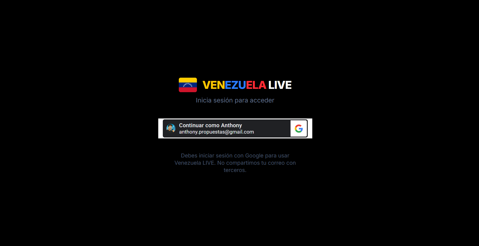Venezuela LIVE 2 preview